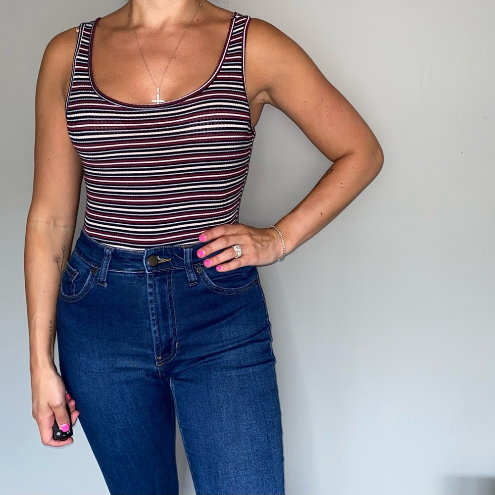Striped Bodysuit